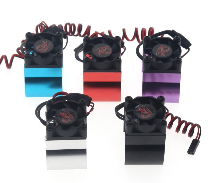 [�˾���ũ] DTEF03002B [DETAILS TECH] (1:10 ��Ʈ��ũ ��) 36mm Alu RC Car Motor Cooling Fan with Heatsink 1