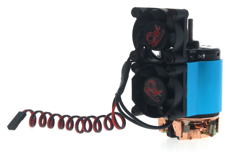 [�˾���ũ] DTEF03003D [DETAILS TECH] (1:10 ��� ��Ʈ��ũ ��) 36mm Alu RC Car Double Motor Cooling Fan with Heatsink 3