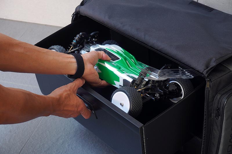 [�˾���ũ] KOS32221PP [KOSWORK] 1/10 Compact 3 Drawer PP Frame Buggy Bag (1/10, 1 Large & 2 Medium) 5