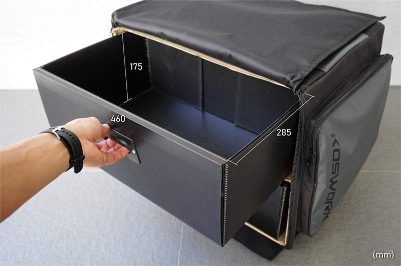 [�˾���ũ] KOS32251 [KOSWORK] 1/10 Dual Drawer Buggy Bag (1/10, 2 Large) 13