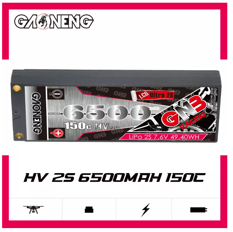 �˾���ũ GNB65002S150iUHV [GNB] 7.6V 6500mAhH 150C ��Ƭ������ ���͸� �ϵ����̽� ��Ƽ 1