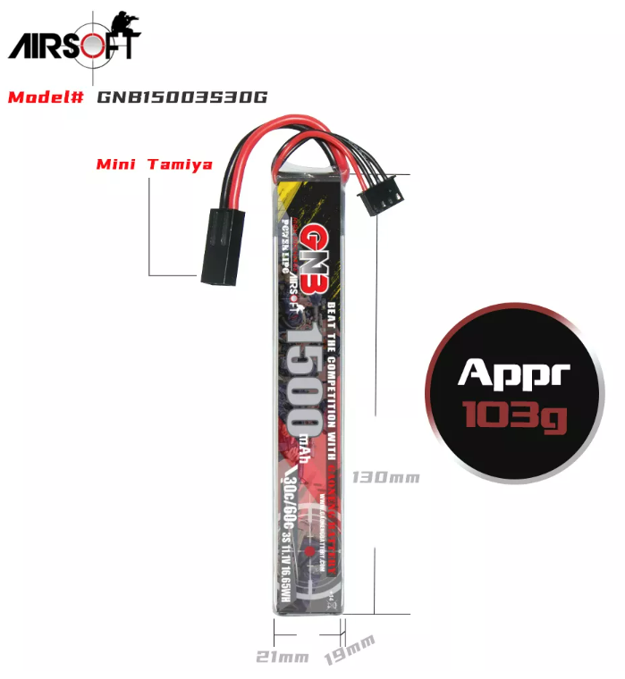 [�˾���ũ] GNB15003S30G [GNB] 11.1V 1500mAh 3S 30C ��Ƭ������ ���͸� - �輱�� 9