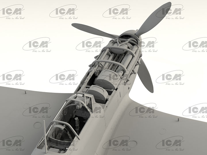 [�˾���ũ] BICM32090 [ICM] BICM32090 1/32 Yak-9T WWII Soviet fighter 4