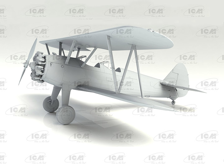[�˾���ũ] BICM32051 [ICM] BICM32051 1/32 Stearman PT-17 with American Cadets 2
