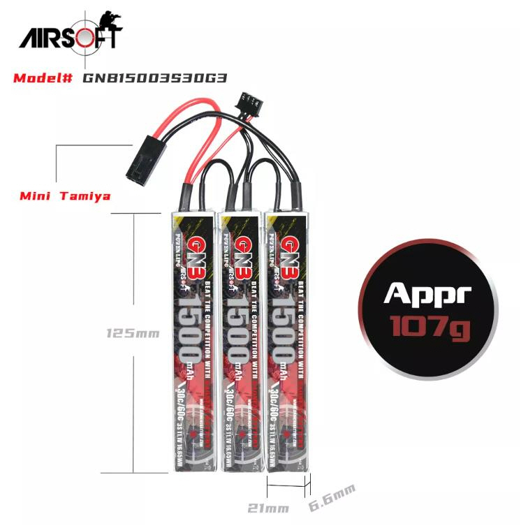[�˾���ũ] GNB15003S30G3 [GNB] 11.1V 1500mAh 30C ��Ƭ������ ���͸� - �и��� / �輱�� 9