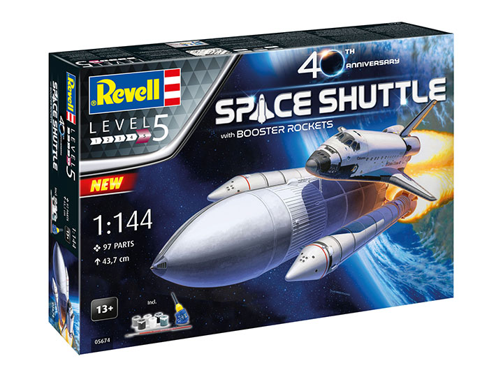 [�˾���ũ] BV5674 [Revell Gmbh] BV5674 1/144 Gift Set Space Shuttle and Booster Rockets, 40th 1