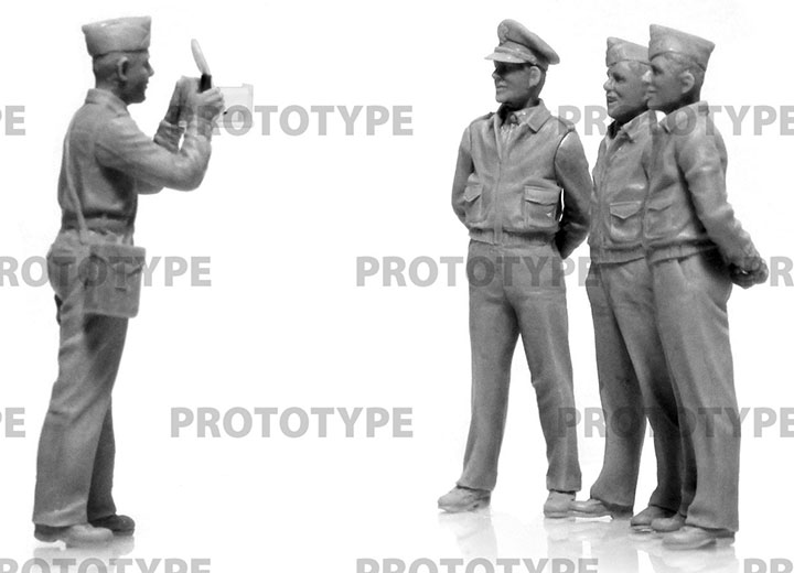 [�˾���ũ] BICM32116 [ICM] BICM32116 1/32 Photo to Remember USAAF Pilots (1944-1945) 3