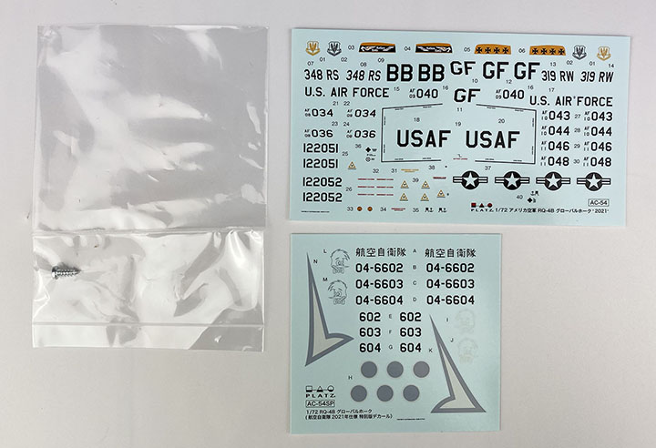 [�˾���ũ] BPAC-54SP [PLATZ] BPAC-54SP 1/72 RQ-4B Global Hawk 2021 w/Decal Type2021 2