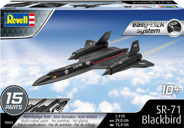 [�˾���ũ] BV3652 [Revell Gmbh] BV3652 1/110 SR-71 Blackbird easy-click-system 1