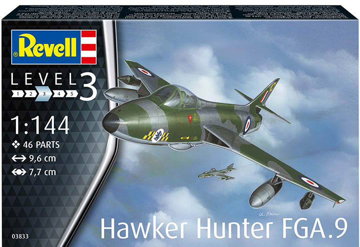 [�˾���ũ] BV3833 [Revell Gmbh] BV3833 1/144 Hawker Hunter FGA.9 1