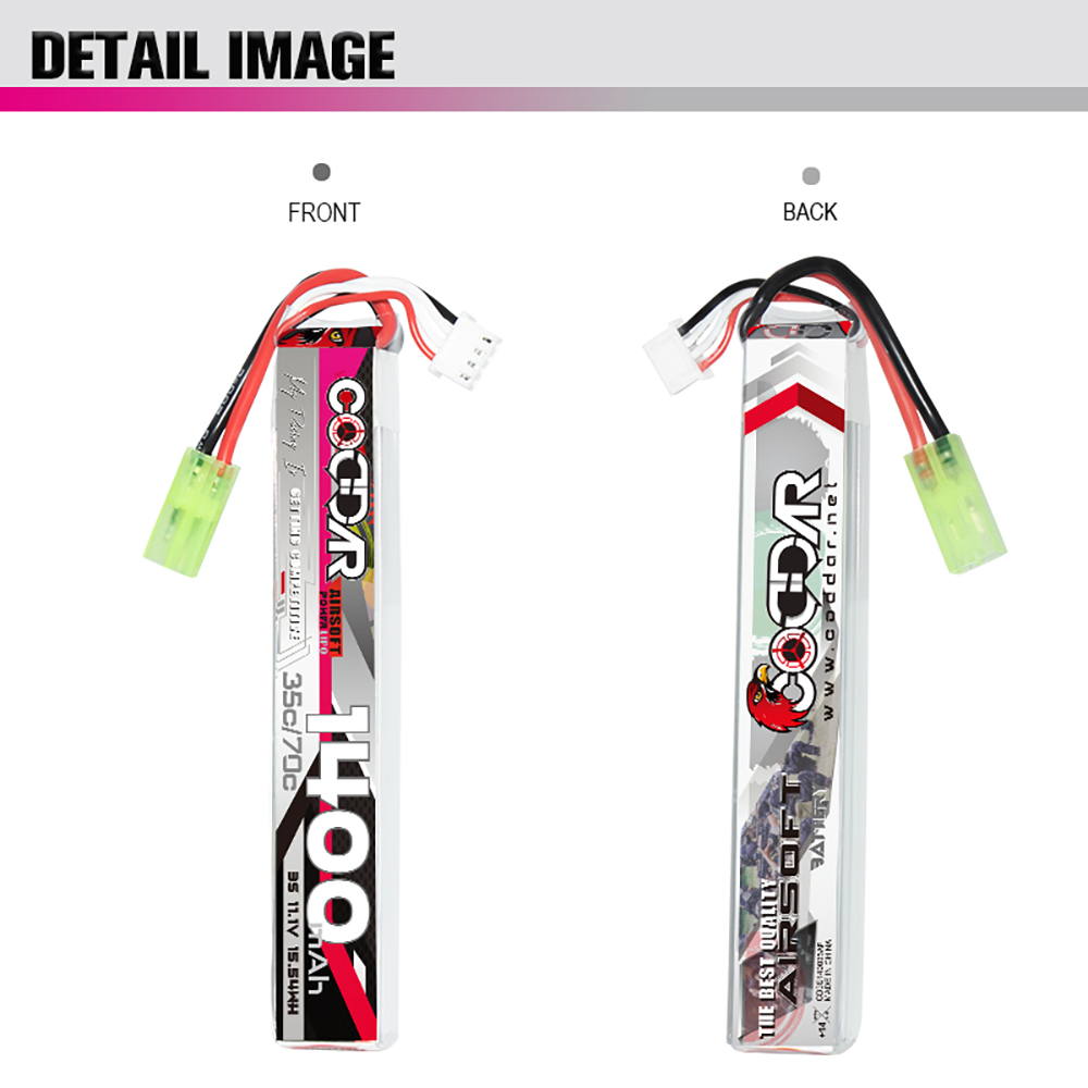 [�˾���ũ] CD3S140035AF [CODDAR] 11.1V 1400MAH 35C ��Ƭ������ ���͸� - �輱�� 10