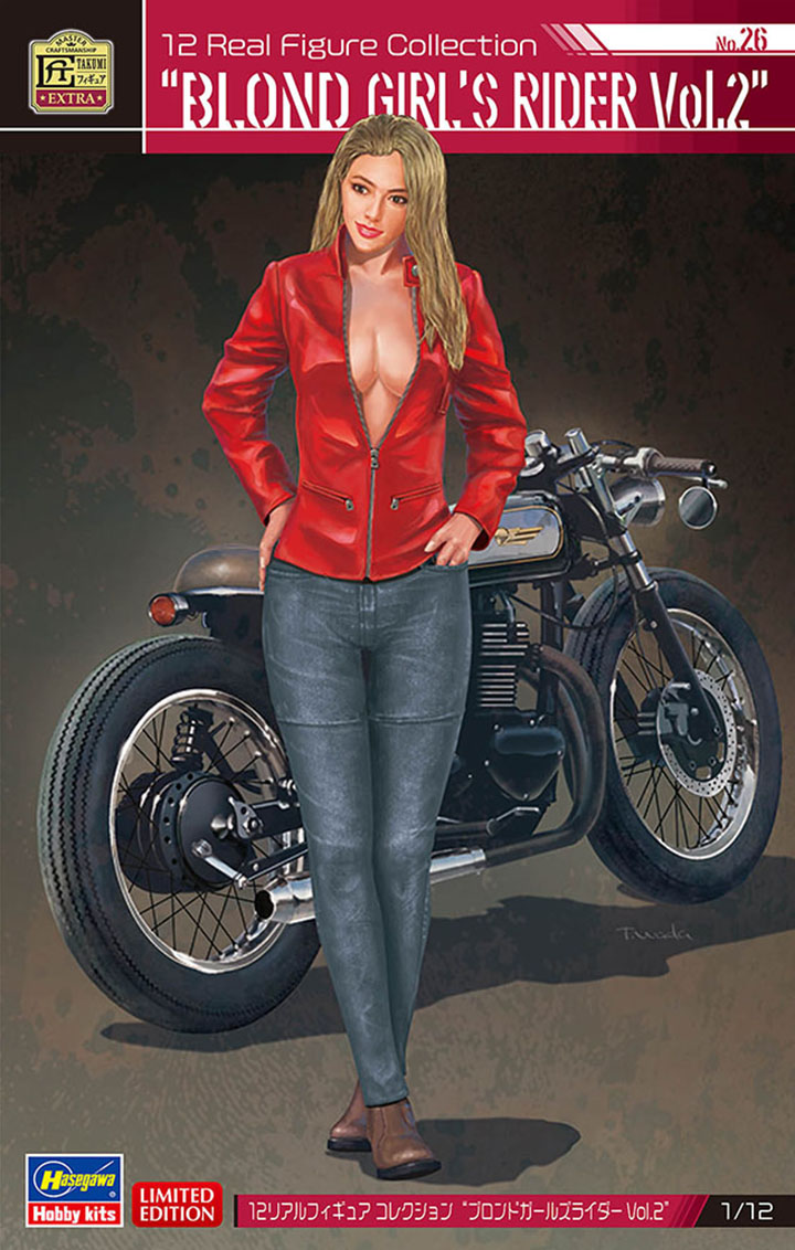 [�˾���ũ] BH52347 [Hasegawa] BH52347 1/12 SP547 12 Real Figure Collection No.26 Blond Girls Rider Vol.2 1