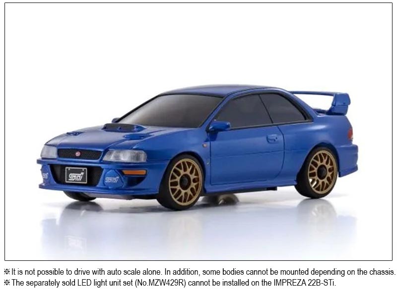 [�˾���ũ] KYMZP457BL-B [KYOSHO] ASC MA020N SUBARU IMPREZA 22B-STi Blue 1