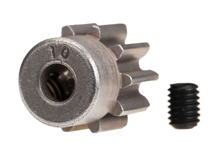 [�˾���ũ] AX6746 [Traxxas] AX6746 Gear, 10-T pinion (32-p) (steel) (fits 3mm shaft)/ set screw 1