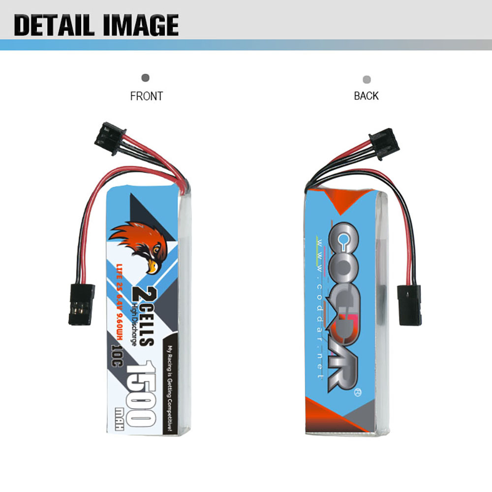 [�˾���ũ] CD2S150010LF [CODDAR] 6.4V 1500MAH ������� LiFe ���͸� (Sanwa M12-RS MT46 ������ ��밡��) 4