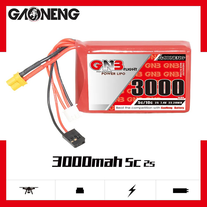 [�˾���ũ] GNB30002S5F [GNB] 7.4V 3000mah 5C ������� ��Ƭ������ ���͸� - ��Ÿ�� T16IZ 1