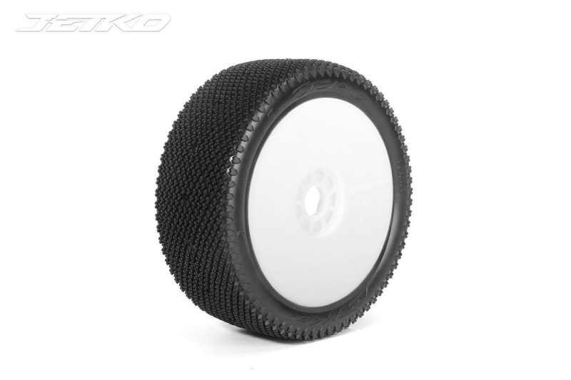 [�˾���ũ] JKO1008DWUSU [JETKO] (�ֻ�� ���̽� Ÿ�̾�) J-ZERO:1/8 Buggy Ultra Soft White Rim (2pcs) 1