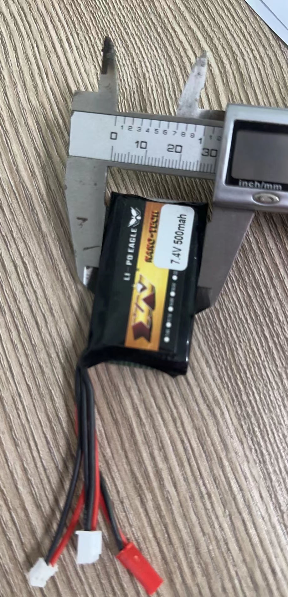 [�˾���ũ] 500-2S-8C [GIANT POWER] 7.4V 500mah 8C ��Ƭ������ ���͸� - AXIAL 1/24 ���� ��밡�� 1