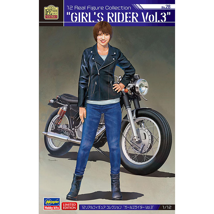 [�˾���ũ] BH52353 [Hasegawa] BH52353 1/12 SP553 12 Real Figure Collection No.28 Girls Rider Vol.3 1
