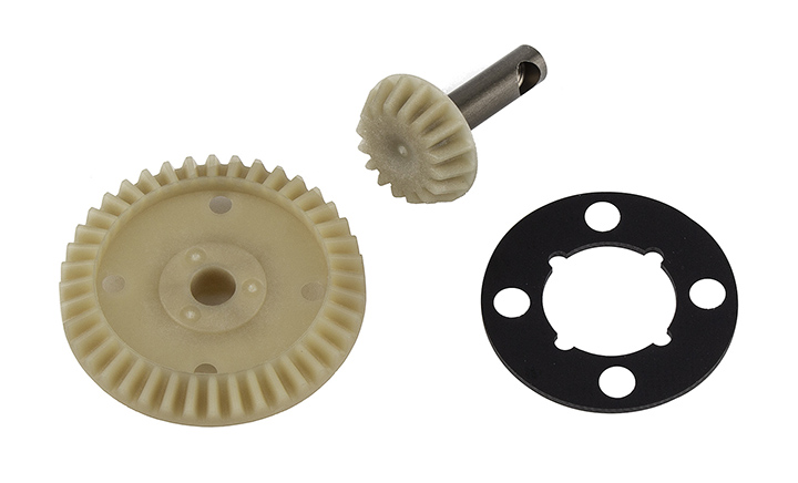 [�˾���ũ] AA92318 [TEAM ASSOCIATED] AA92318 RC10B74.2 FT Ring and Pinion Gear Set, molded 1