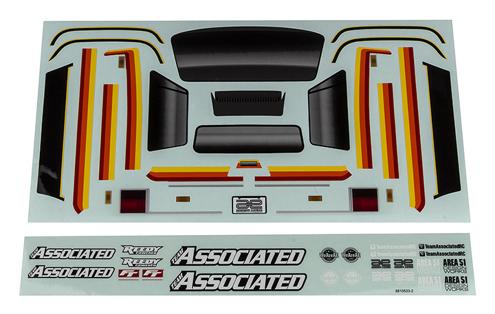 [�˾���ũ] AA41102 [TEAM ASSOCIATED] AA41102 MT12 Decal Sheet 1