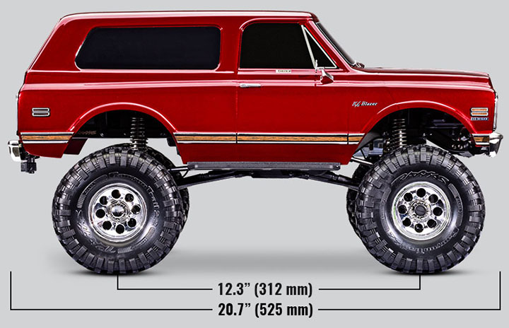 [�˾���ũ] CB92086-4 Red [Traxxas] CB92086-4 Red 1/10 TRX-4 High Trail Blazer 1