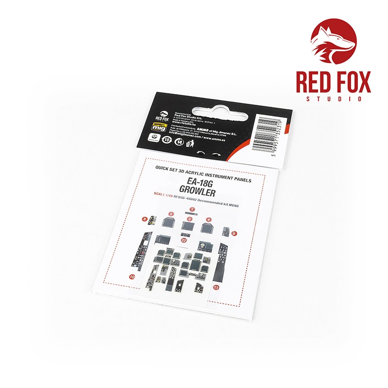 [�˾���ũ] CGRFSQS-48082 [Red Fox] CGRFSQS-48082 1/48 EA-18G Growler (for Meng kit) 1