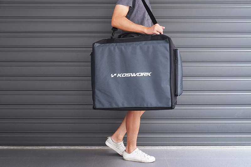 [�˾���ũ] KOS32252PP [KOSWORK] 1/8 Dual Drawer PP Frame Buggy/Onroad Car Bag (1/8, 2 Large) 8