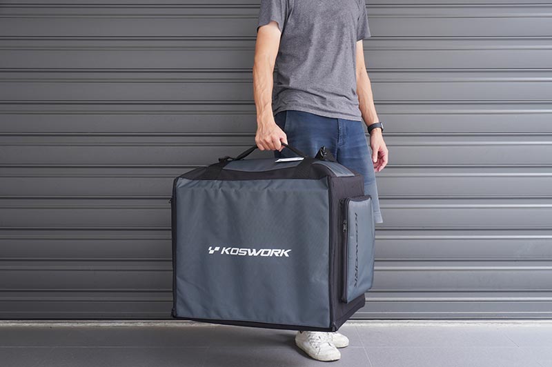 [�˾���ũ] KOS32252PP [KOSWORK] 1/8 Dual Drawer PP Frame Buggy/Onroad Car Bag (1/8, 2 Large) 9