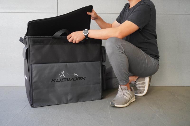 [�˾���ũ] KOS32205PP [KOSWORK] 1/8 Pit Bag PP Frame Edition (Top Open design, w/KOS32120-510BK Lid) 10