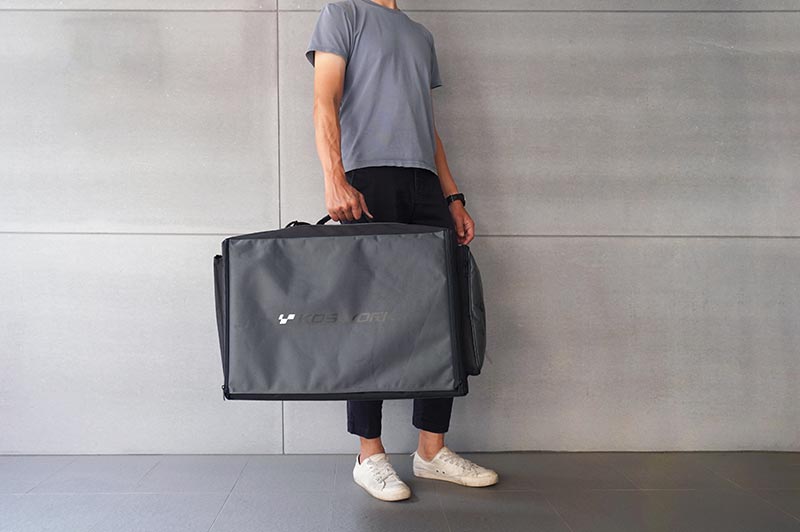 [�˾���ũ] KOS32222PP [KOSWORK] 1/8 Compact 3 Drawer PP Frame Buggy/Onroad Car Bag (1/8, 1 Large & 2 Medium) 9