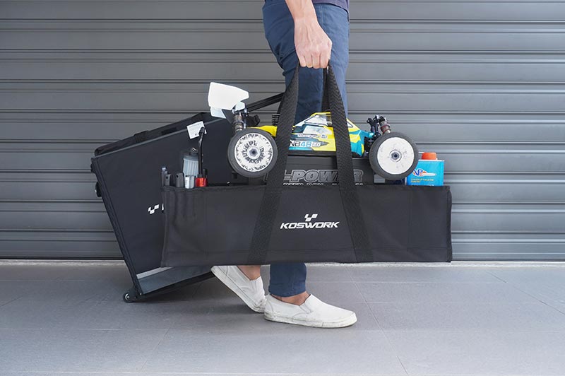 [�˾���ũ] KOS32237 [KOSWORK] 1/8 Racing Bag/Starter Box Bag (w/KOS32010 Starer Box Case & Lid) 1