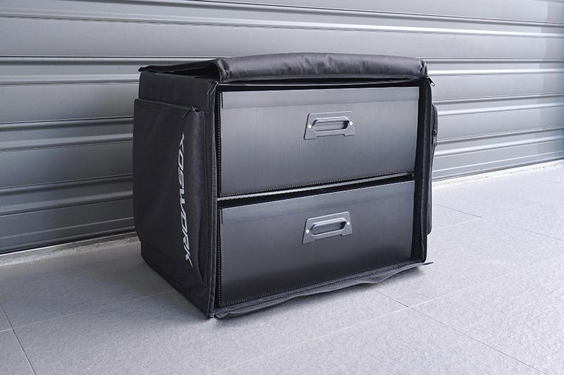 [�˾���ũ] KOS32251PP [KOSWORK] 1/10 Dual Drawer PP Frame Buggy Bag (1/10, 2 Large) 3