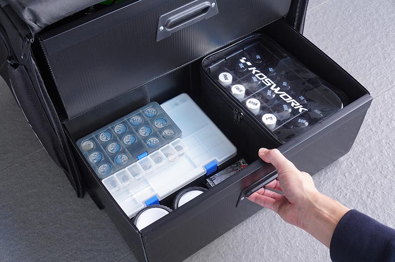 [�˾���ũ] KOS32251PP [KOSWORK] 1/10 Dual Drawer PP Frame Buggy Bag (1/10, 2 Large) 5
