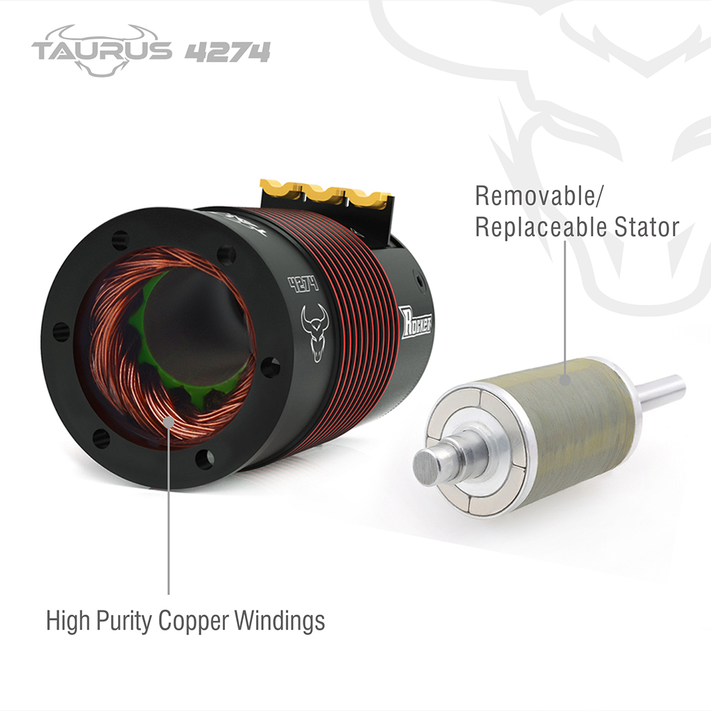 [�˾���ũ] 697175079903 [SURPASS HOBBY] Rocket 4274 Sensored 1/8 Motor V2 (1950KV) 6