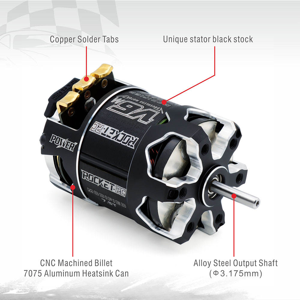 [�˾���ũ] 697238888413 [SURPASS HOBBY] 540-V6 Sensored Brushless Motor MODIFIED 4.5T 4
