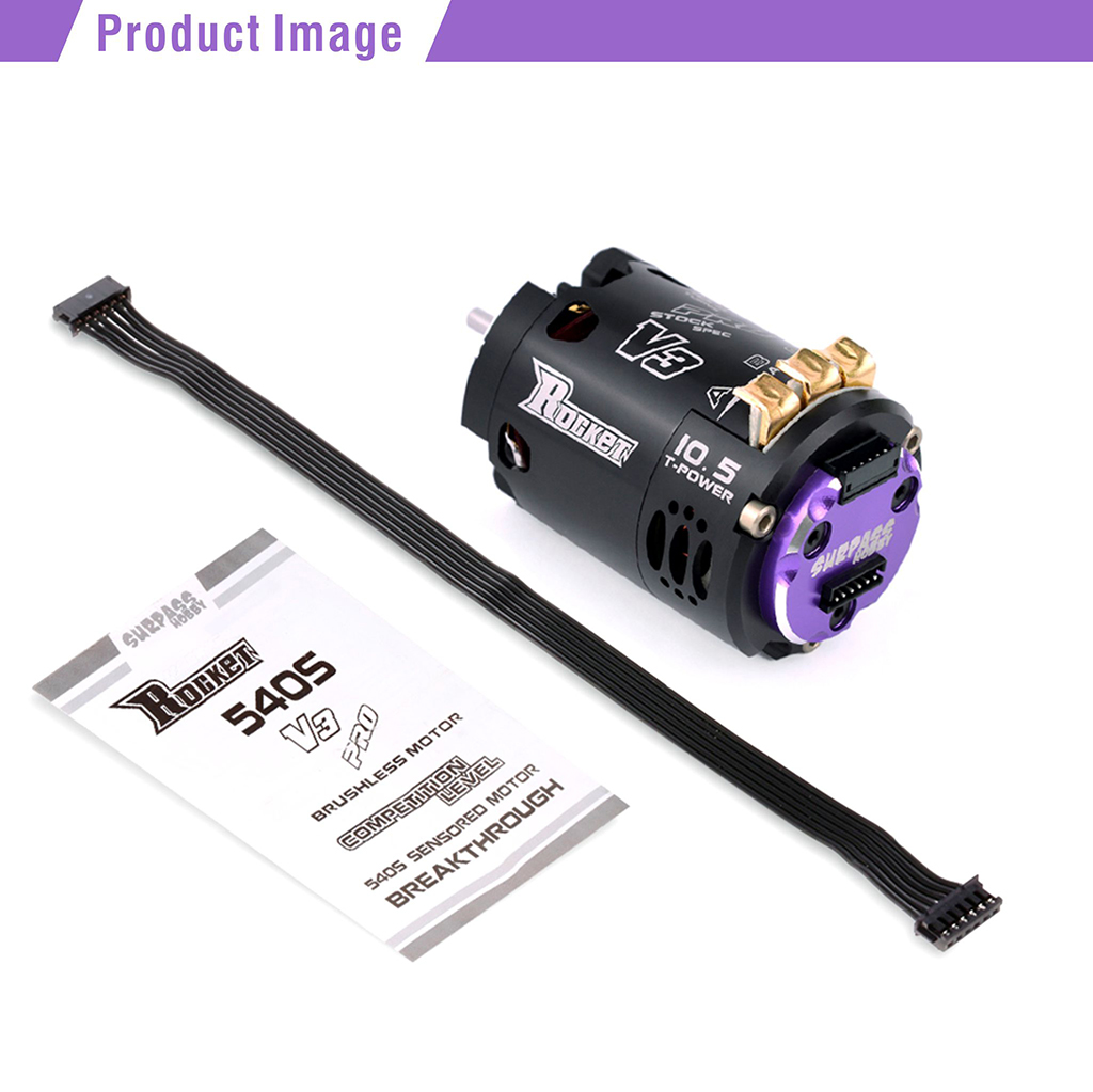 [�˾���ũ] 697175079193 [SURPASS HOBBY] Rocket 540-V3 Sensored Motor (Competition Level) 4.5T 7