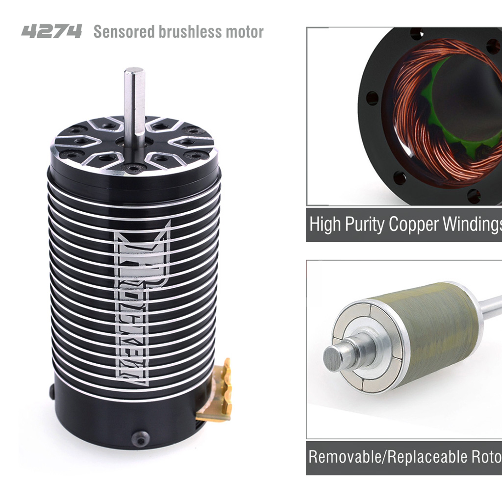 [�˾���ũ] 697175079233 [SURPASS HOBBY] Rocket 4274 Sensored Motor for 1/8 (2000KV) 3