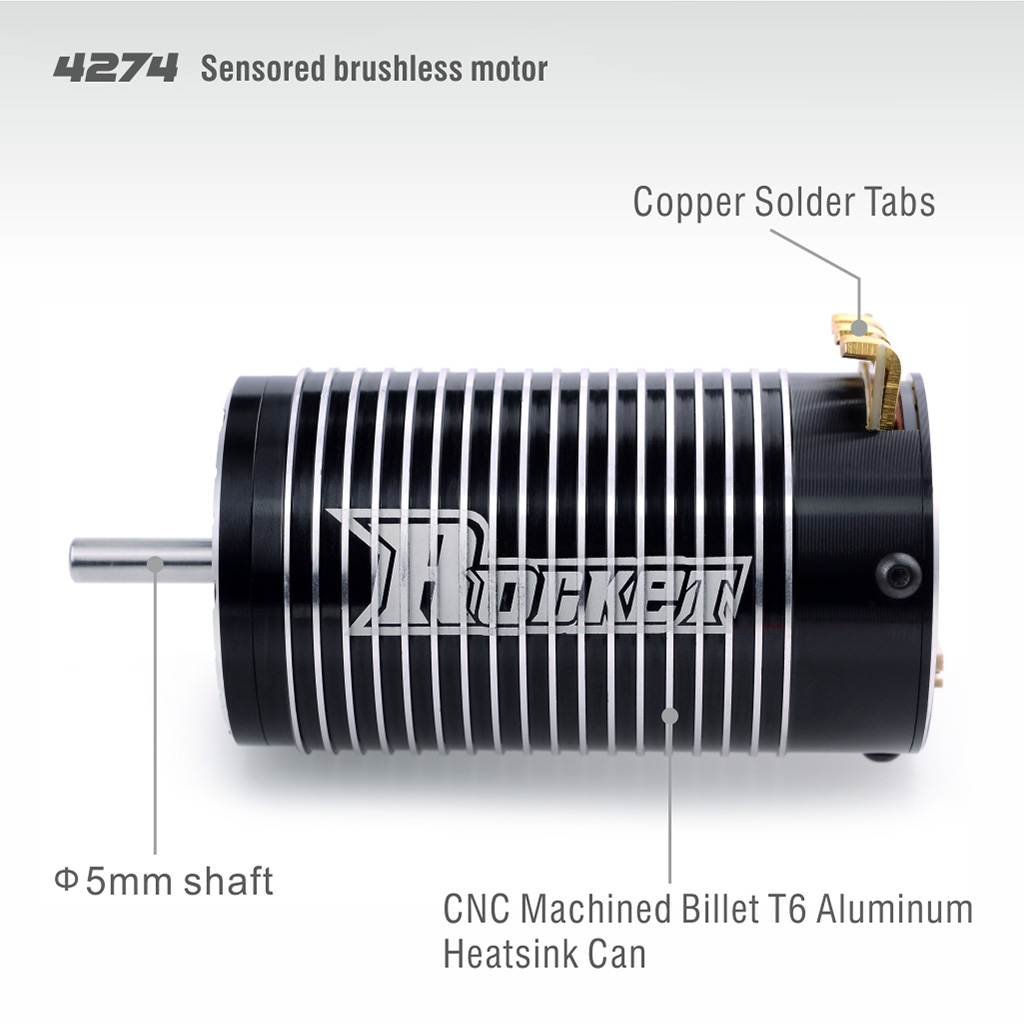 [�˾���ũ] 697175079233 [SURPASS HOBBY] Rocket 4274 Sensored Motor for 1/8 (2000KV) 4