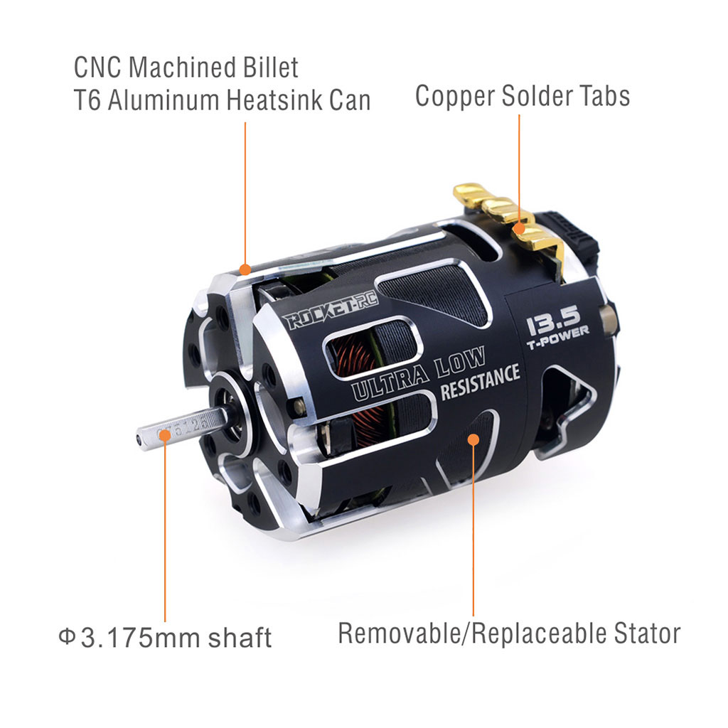 [�˾���ũ] 697175079510 [SURPASS HOBBY] Rocket 540-V5R Sensored Motor (Competition Level) 9.5T 4