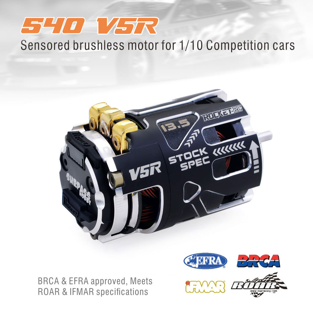 [�˾���ũ] 697175079518 [SURPASS HOBBY] Rocket 540-V5R Sensored Motor (Competition Level) 21.5T 1