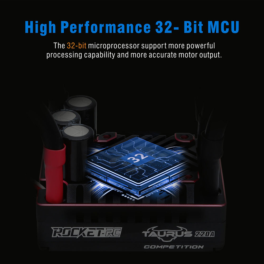 [�˾���ũ] 697238888984 [SURPASS HOBBY] Tauras 220A ESC for 1/8 3