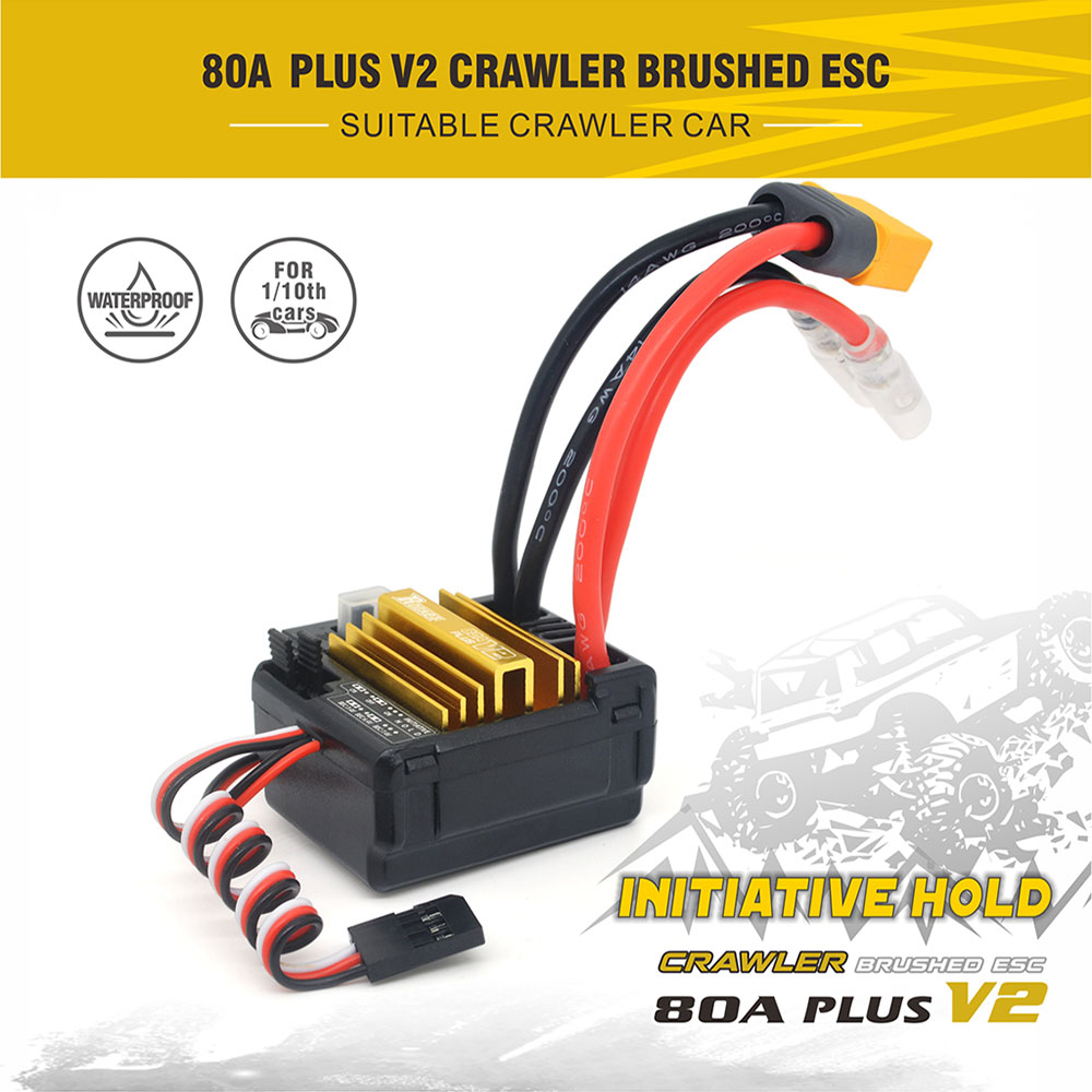 [�˾���ũ] 697238888356 [SURPASS HOBBY] 80A-PLUS V2 Top Level Brushed ECS for Crawler Car 1