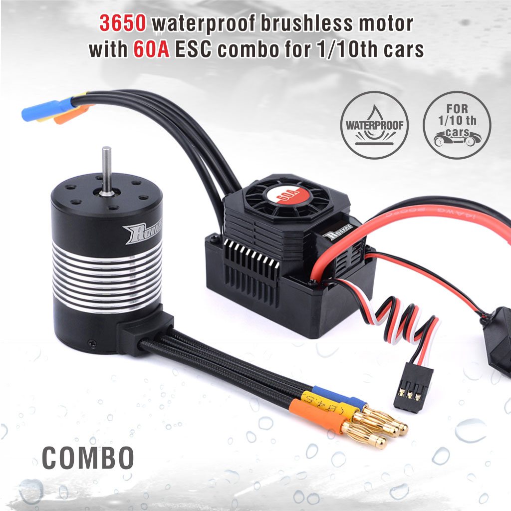 [�˾���ũ] 697238888036 [SURPASS HOBBY] 3650 Sensorless Motor 60A ESC (2300KV) 1