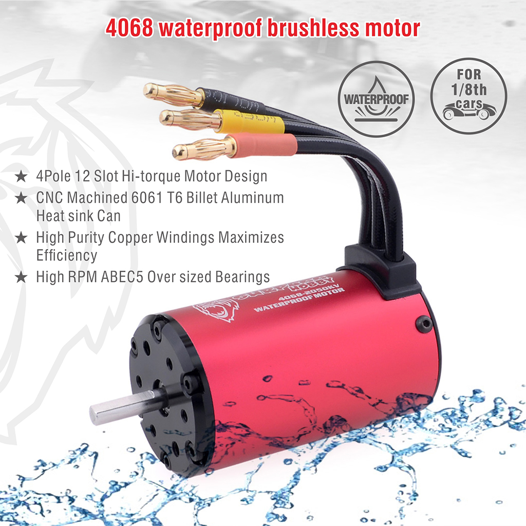 [�˾���ũ] 697238888150 [SURPASS HOBBY] Waterproof 4068 Brushless Motor with 150A ESC Combo 1900KV 3