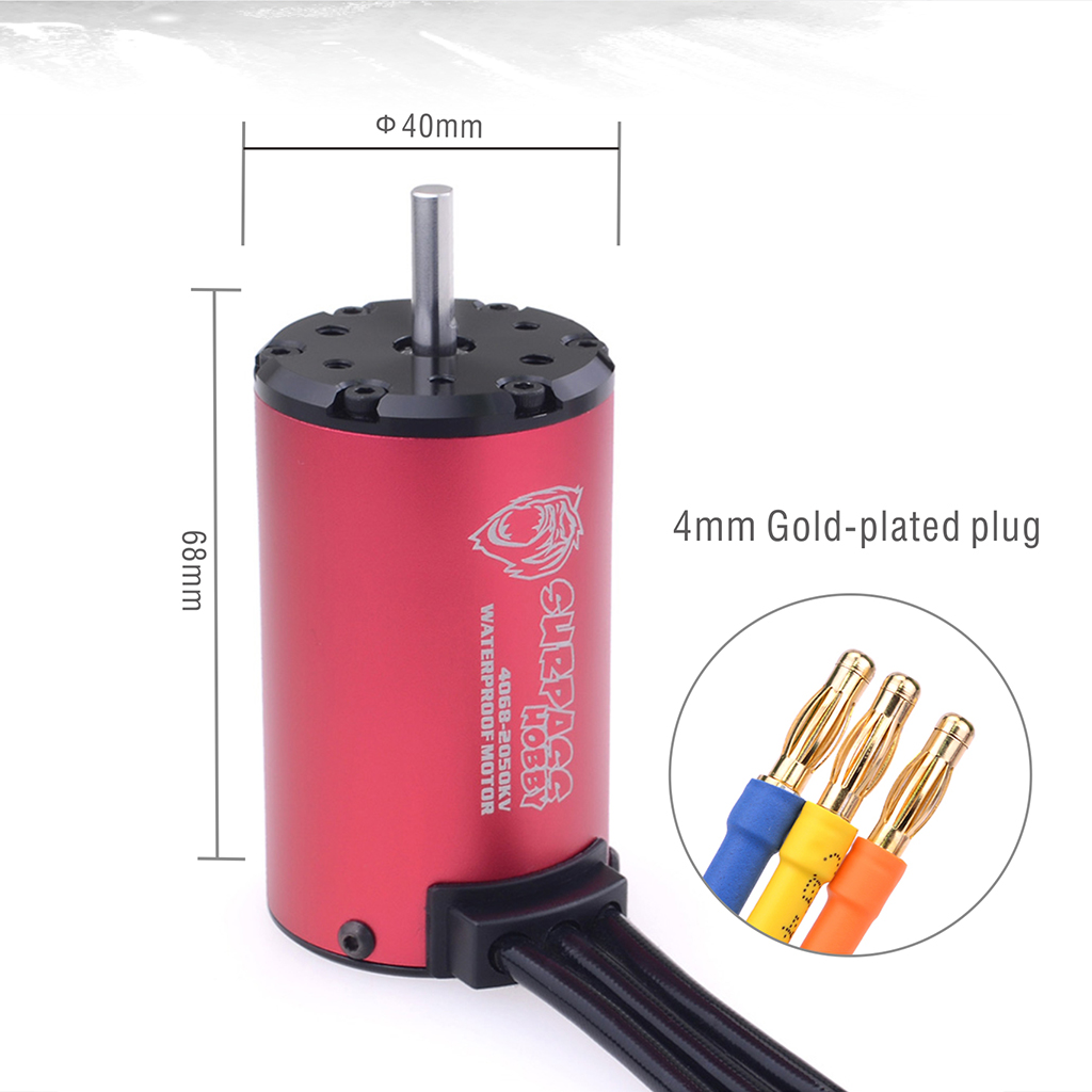 [�˾���ũ] 697175079644 [SURPASS HOBBY] Waterproof 4068 Brushless Motor with 150A ESC Combo 2050KV 5