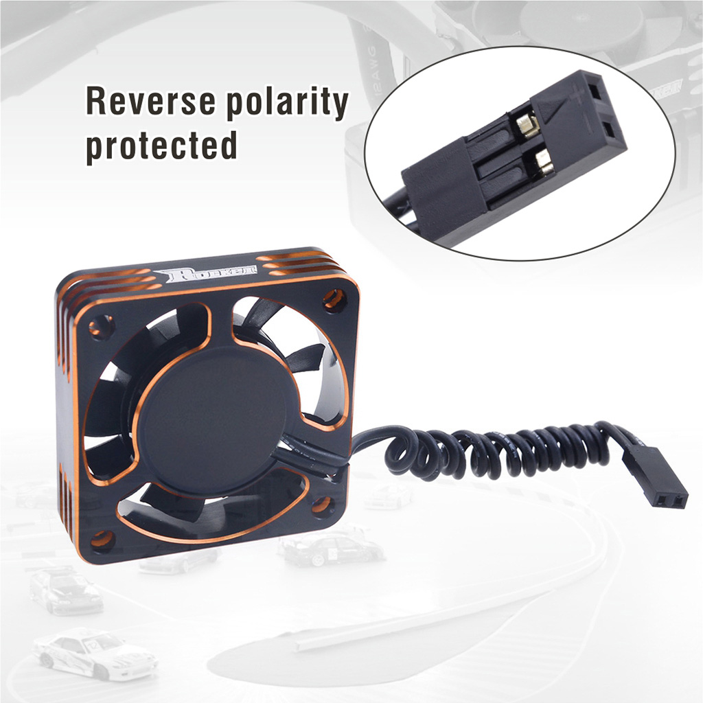 [�˾���ũ] 697238888162 [SURPASS HOBBY] Aluminum 404010 16000RPM Cooling Fan (Orange&Black) 3