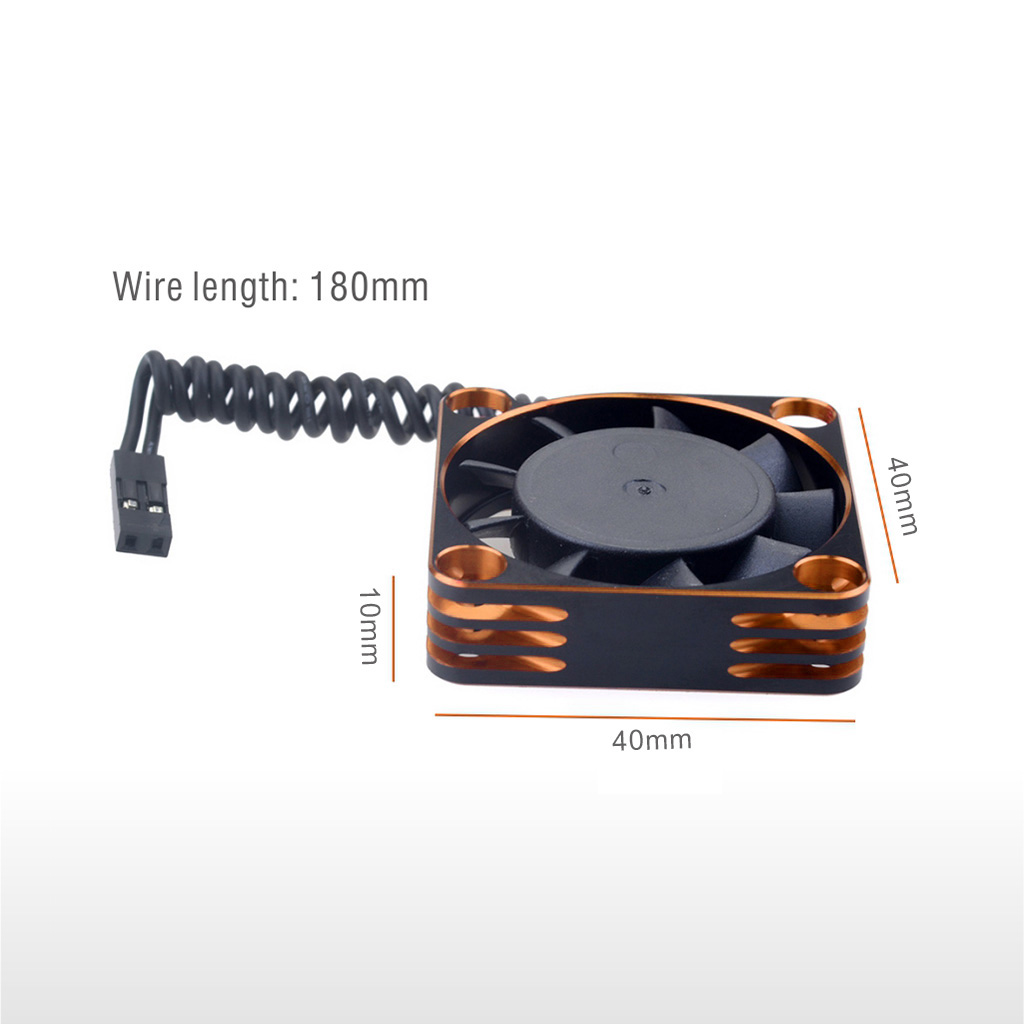 [�˾���ũ] 697238888162 [SURPASS HOBBY] Aluminum 404010 16000RPM Cooling Fan (Orange&Black) 5