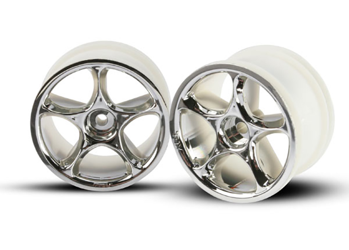 [�˾���ũ] AX2472 [Traxxas] AX2472 Wheels, Tracer 2.2inch chrome (2) - Bandit rear 1