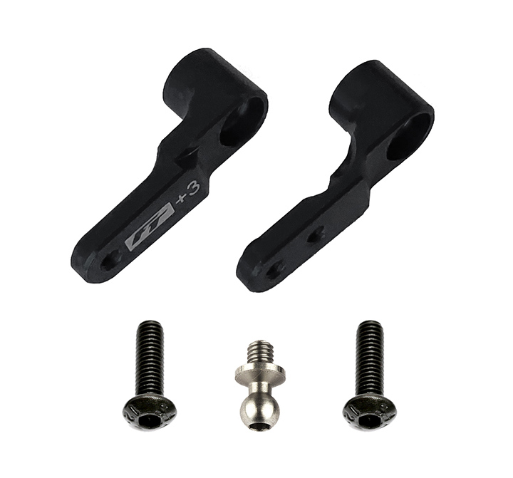[�˾���ũ] AA91915 [TEAM ASSOCIATED] AA91915 RC10B6 FT Steering Bellcrank, 3mm, black aluminum 1